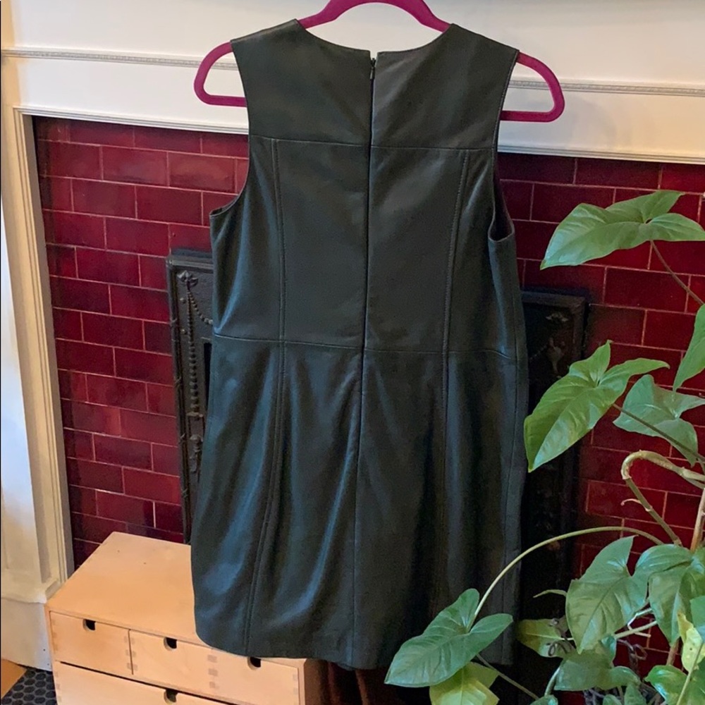 Green BR heritage leather dress - Picture 3 of 3